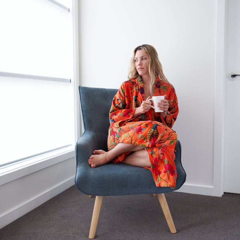 Frida | Floral Velvet Kimono™